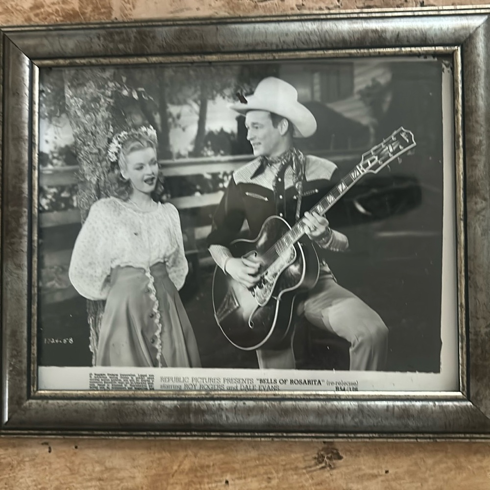 Framed black and white Hollywood pictures